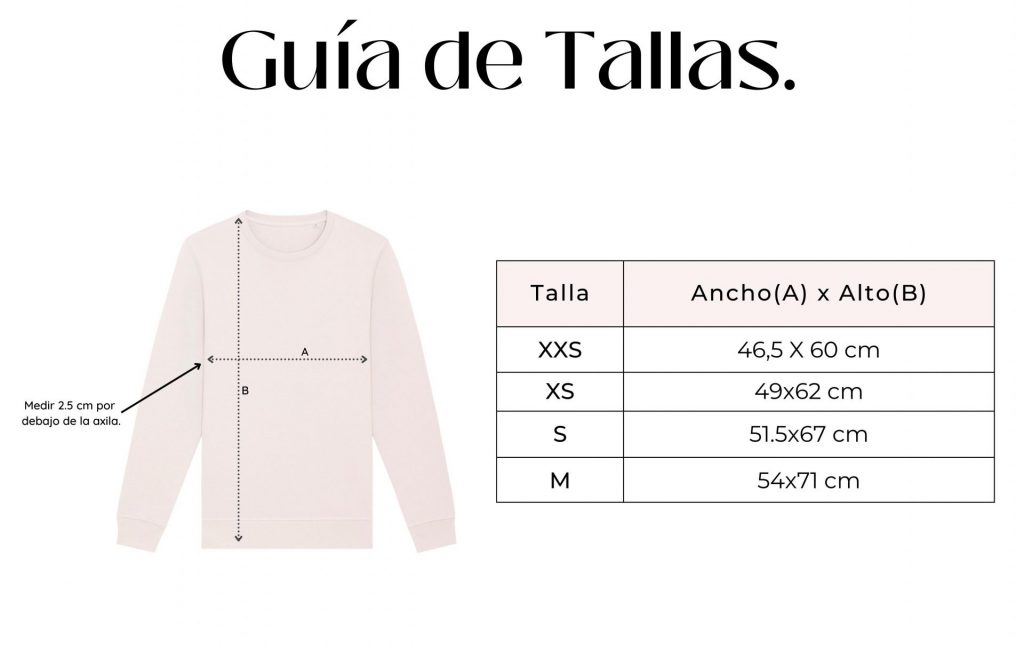 Guía de tallas Mind of Natt