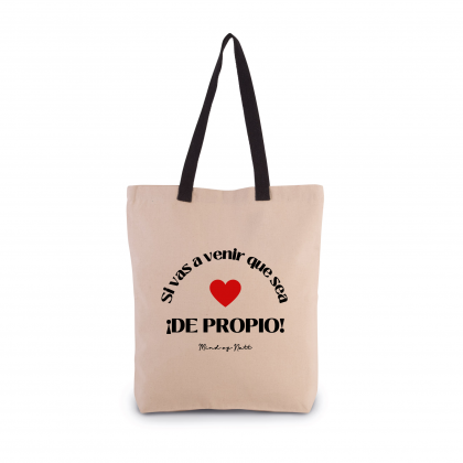 Tote bag Algodón Orgánico "Ir de propio"