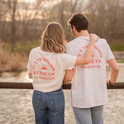 Camiseta Algodón Orgánico "Sunsets"