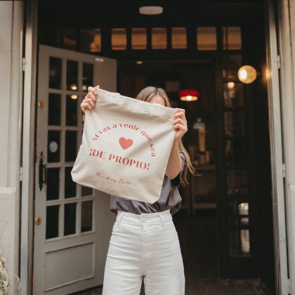 Tote bag Algodón Orgánico "Ir de propio"