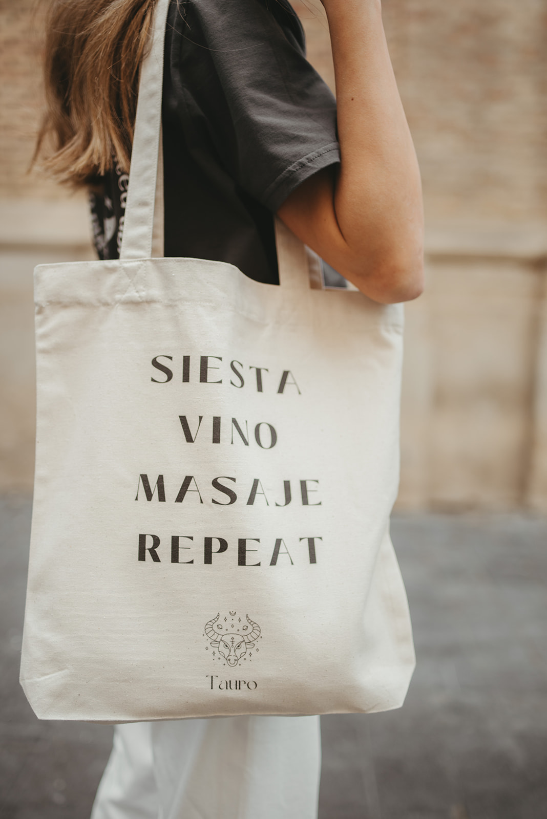Tote bag Algodón Orgánico Signo del Zodíaco "Tauro" - Imagen 2
