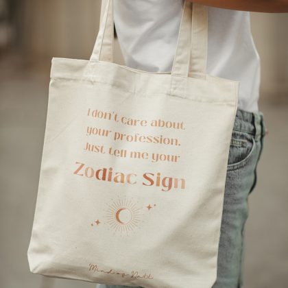 Tote bag Algodón Orgánico "Signo del zodíaco"