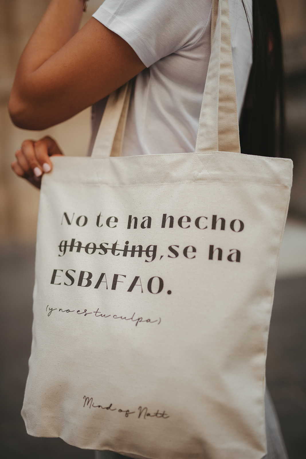 Tote bag Algodón Orgánico "Esbafao" - Imagen 4