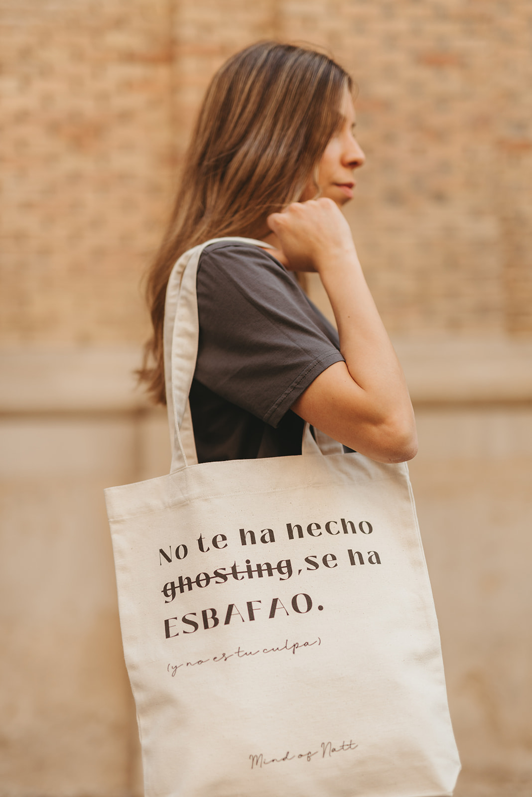 Tote bag Algodón Orgánico "Esbafao" - Imagen 3