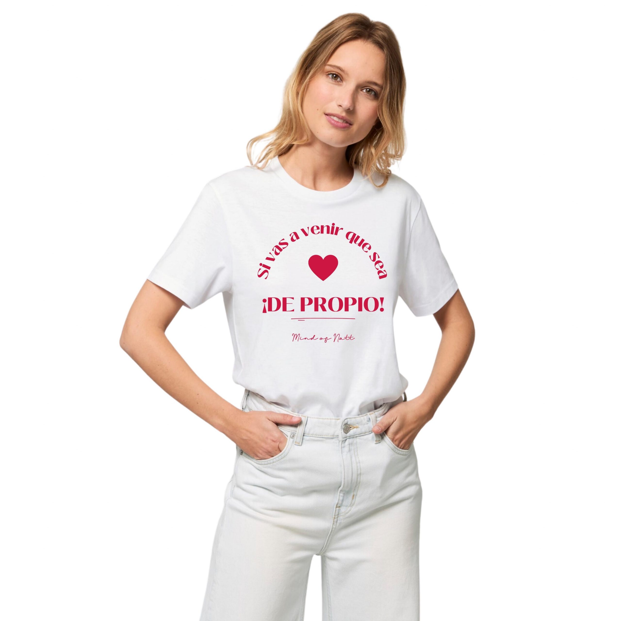 Camiseta Algodón Orgánico "Ir de propio" unisex