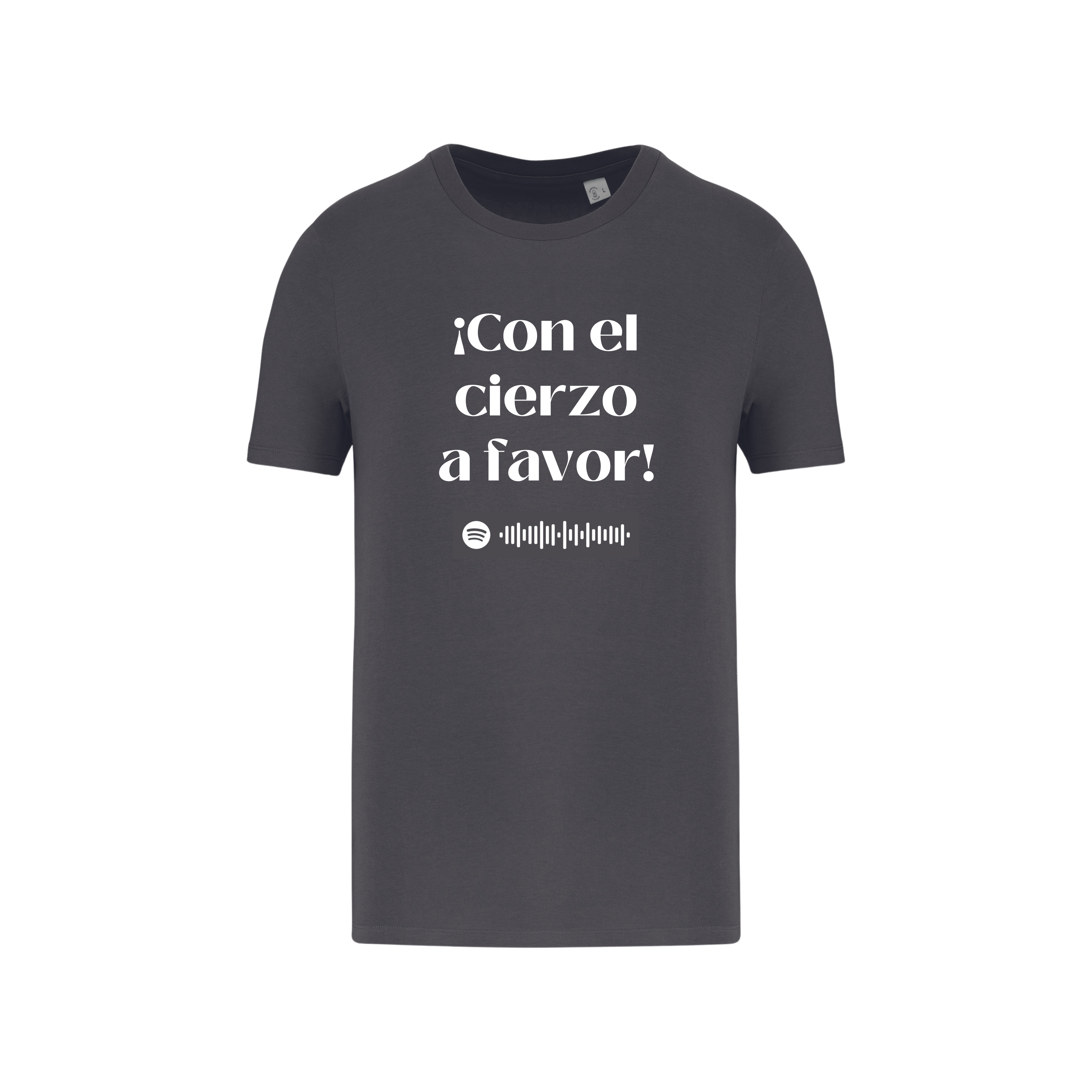 Camiseta Algodón Orgánico "Con el cierzo a favor" Unisex - Imagen 3