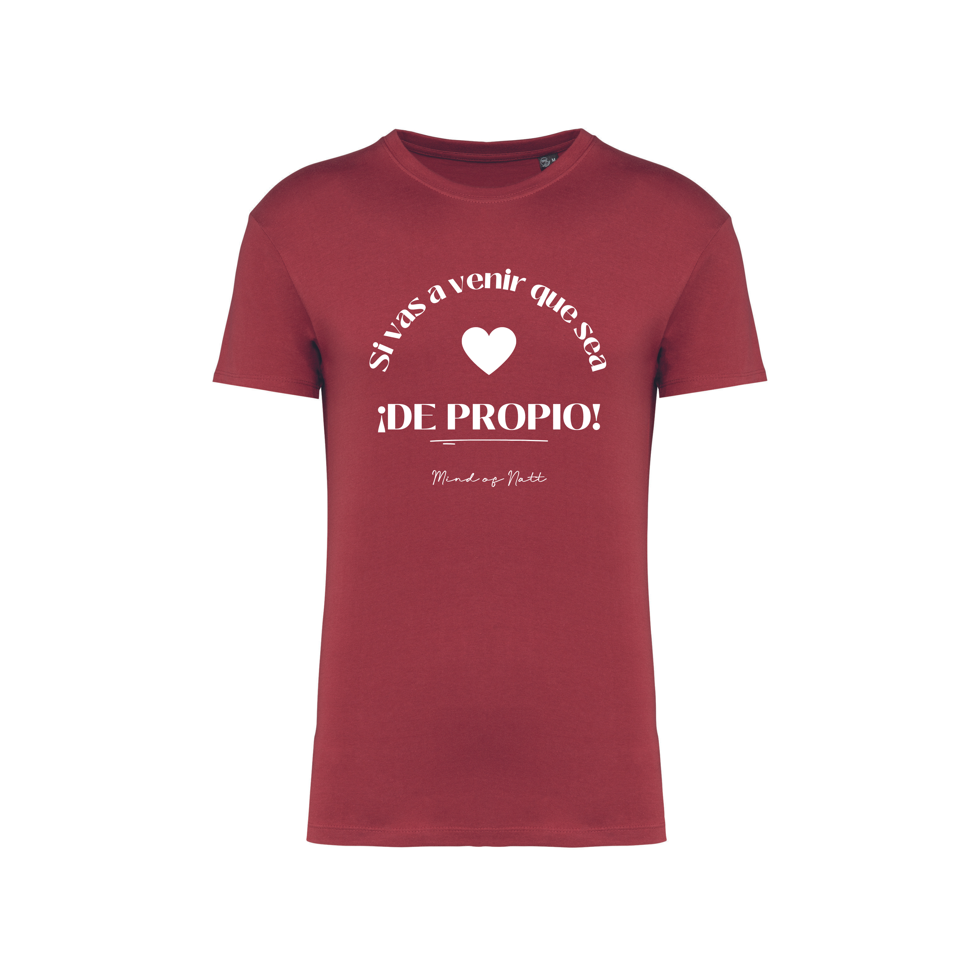 Camiseta Algodón Orgánico "Ir de propio" unisex - Imagen 4