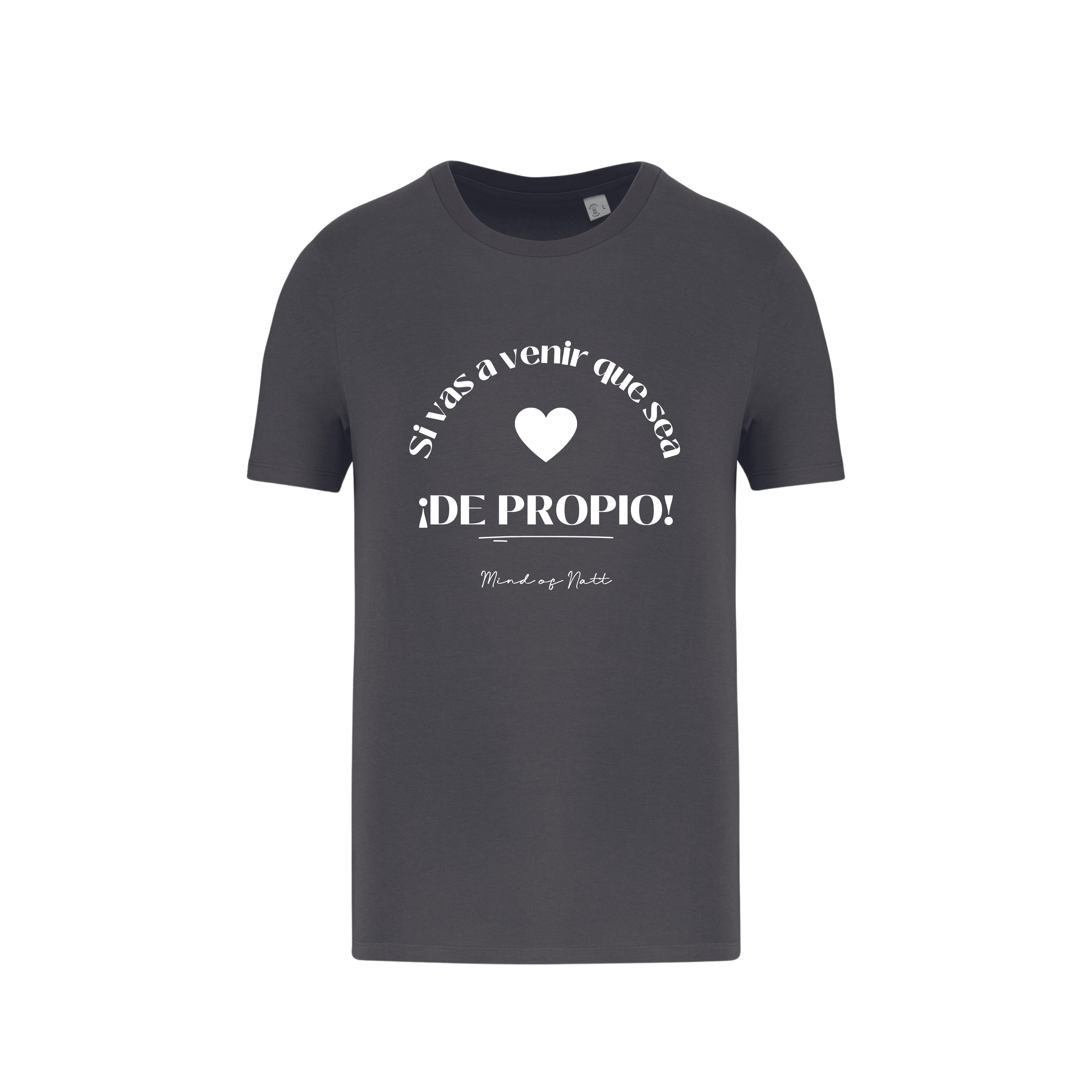 Camiseta Algodón Orgánico "Ir de propio" unisex - Imagen 3