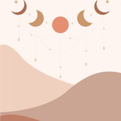 LÁMINA "CICLO LUNAR"