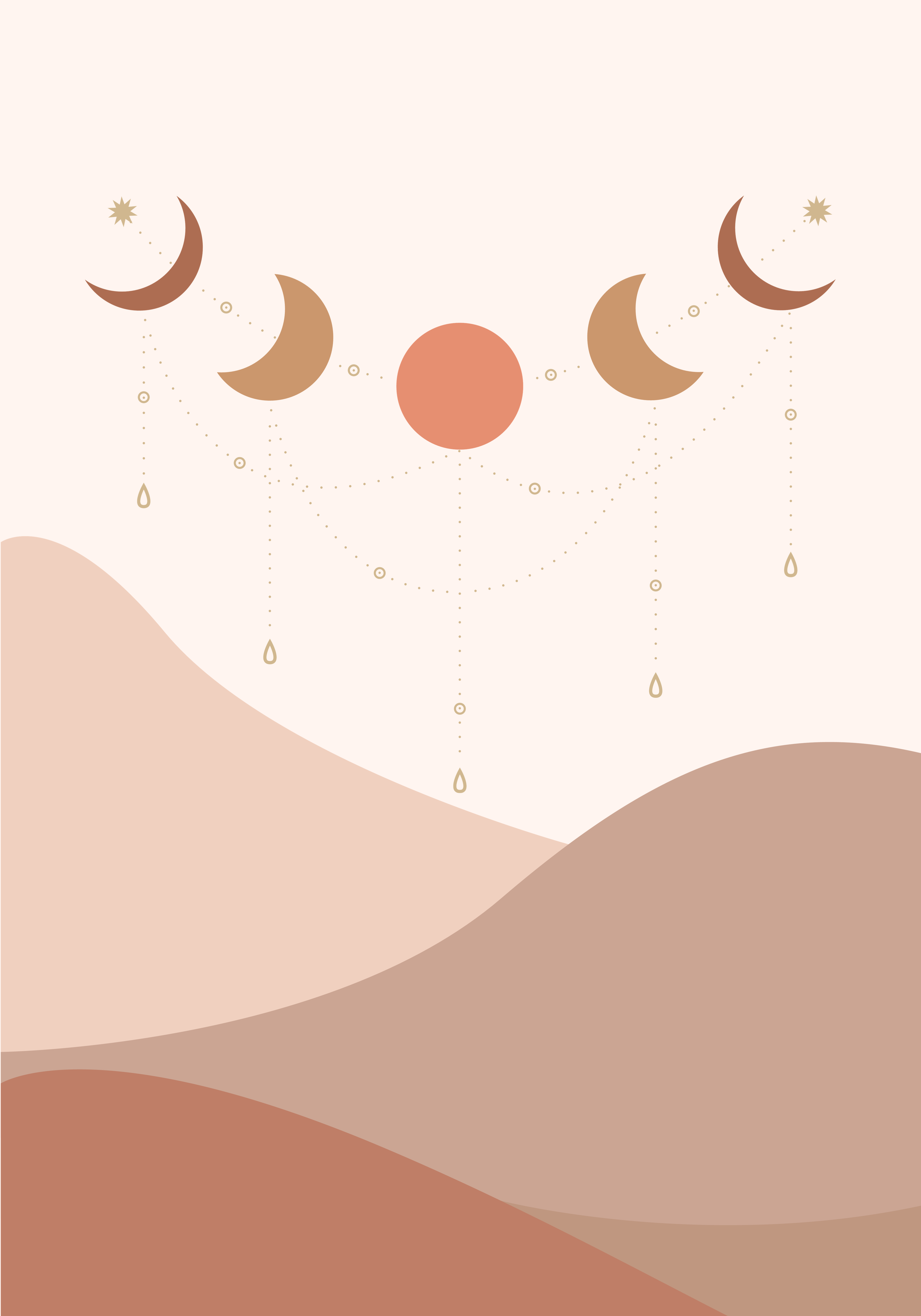 LÁMINA "CICLO LUNAR"