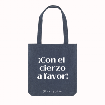 Tote bag Denim "Con el Cierzo a favor"
