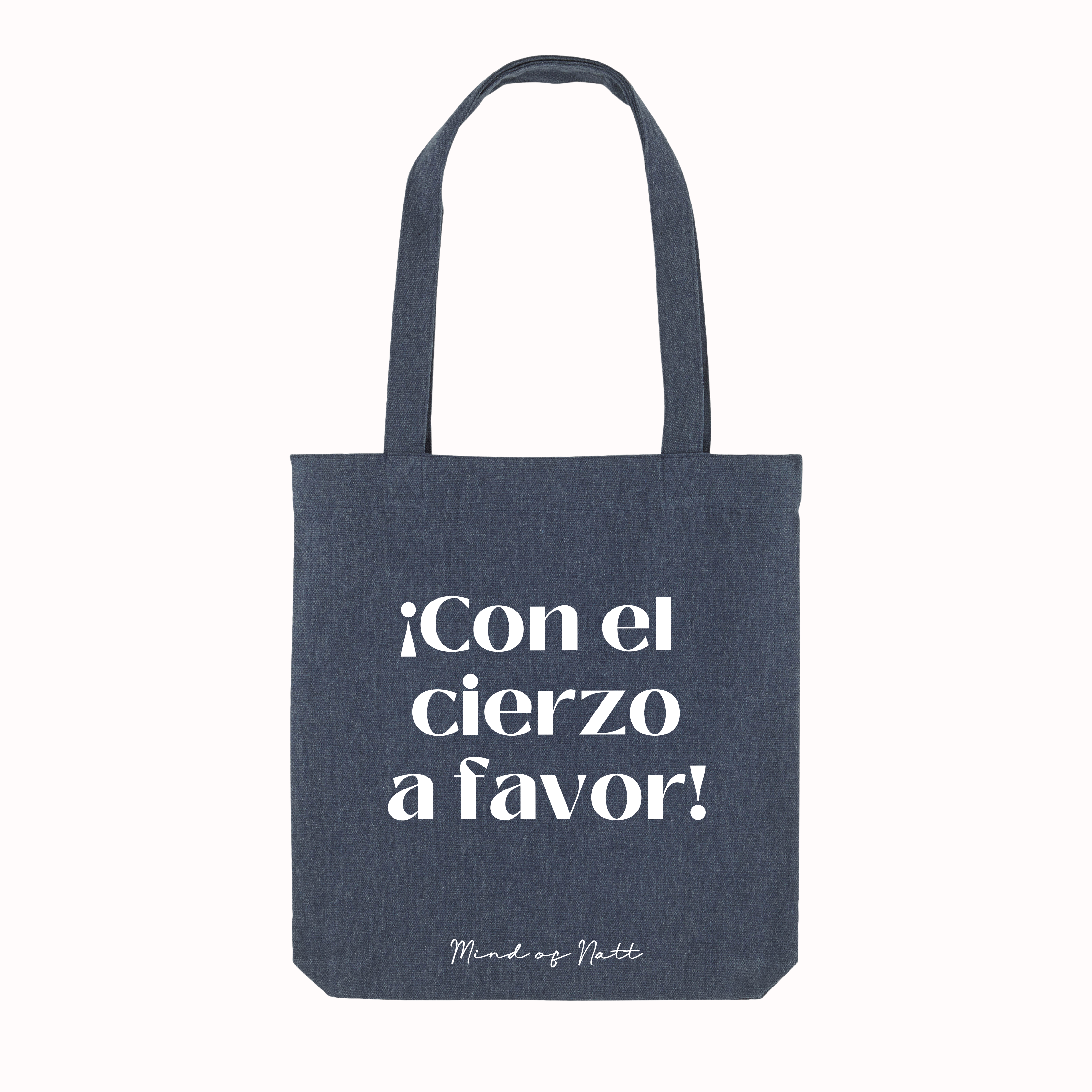 Tote bag Denim "Con el Cierzo a favor"