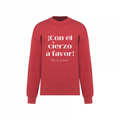 SUDADERA OVERSIZE "CON EL CIERZO A FAVOR"