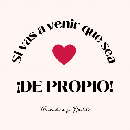 LÁMINA "IR DE PROPIO"