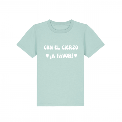 CAMISETA NIÑO UNISEX "CON EL CIERZO A FAVOR"