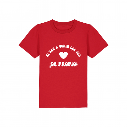 CAMISETA NIÑO UNISEX "IR DE PROPIO"