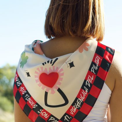 CACHIRULO PAÑUELO-AMULETO VIRGEN DEL PILAR. ❤️✨