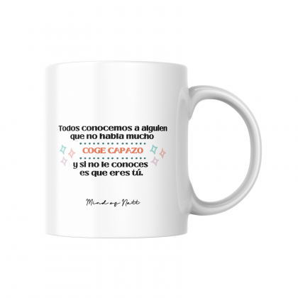 TAZA "COGER CAPAZO"