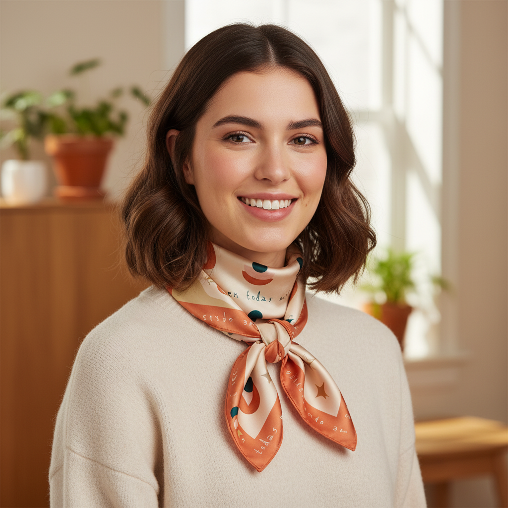 PAÑUELO "FASES LUNA" - Imagen 2