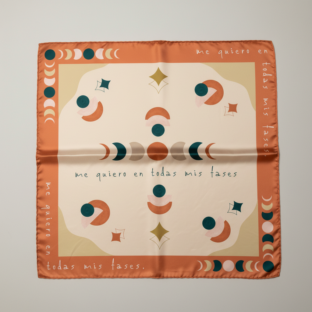 PAÑUELO "FASES LUNA"