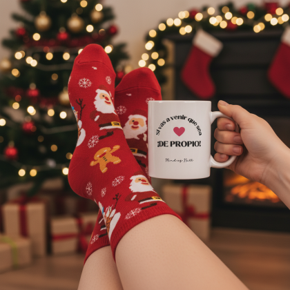 KIT TAZA + CALCETINES NAVIDEÑOS