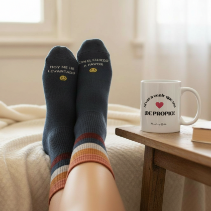 KIT TAZA + CALCETINES