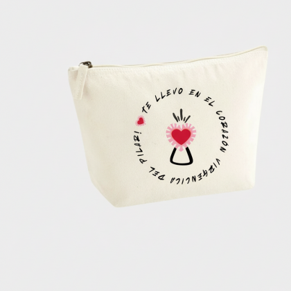 MINI NECESER "TE LLEVO EN EL CORAZÓN VIRGENCICA DEL PILAR"